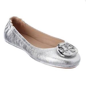 Tory Burch Minnie Travel Leather Ballet Flat